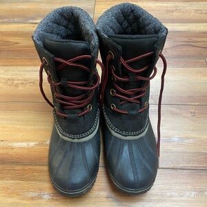 Sorel Slimpack II Lace Waterproof Winter Boots Size 10 EUC Fall Outdoor Rugged
